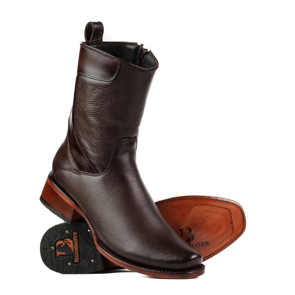 Bota Vaquera Paso Bravo Café