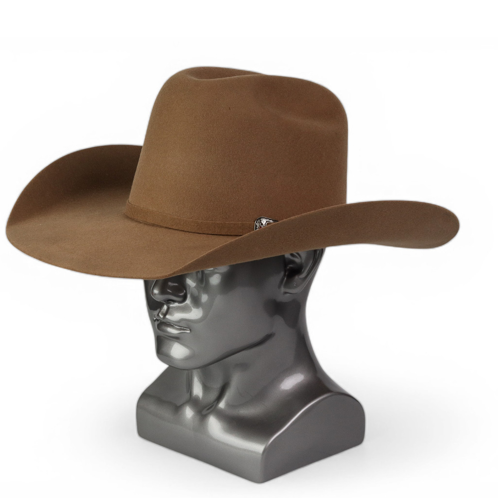 Vista lateral mostrando forma de copa y ala.