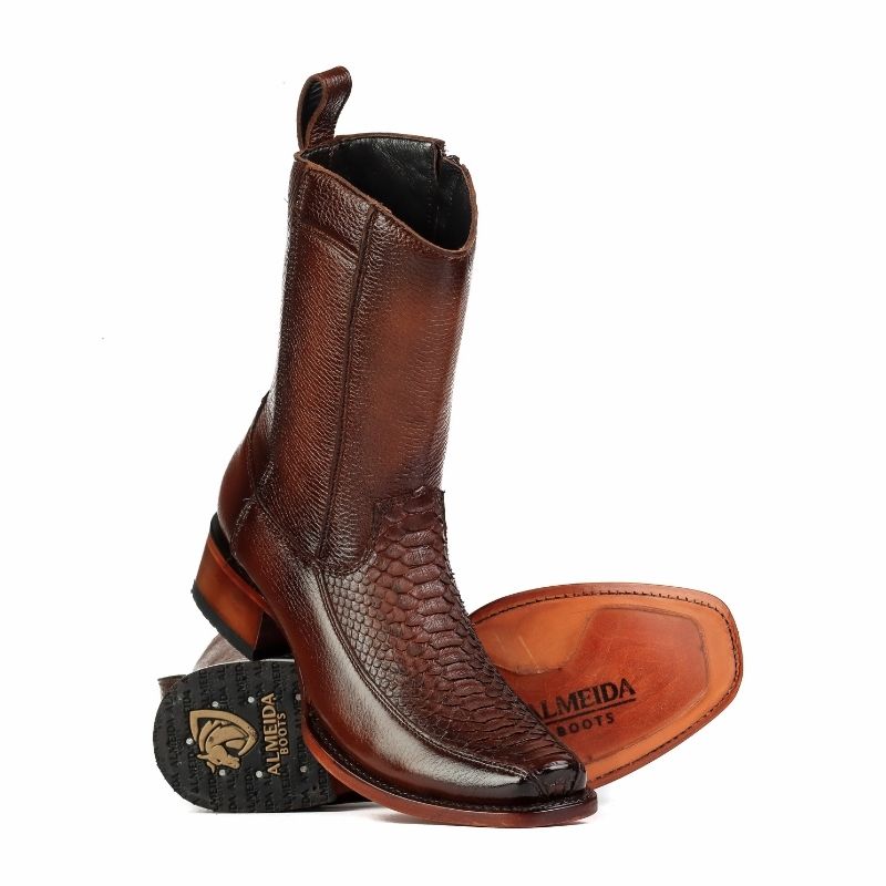 Bota Vaquera Sabana Piton Chocolate 2.0