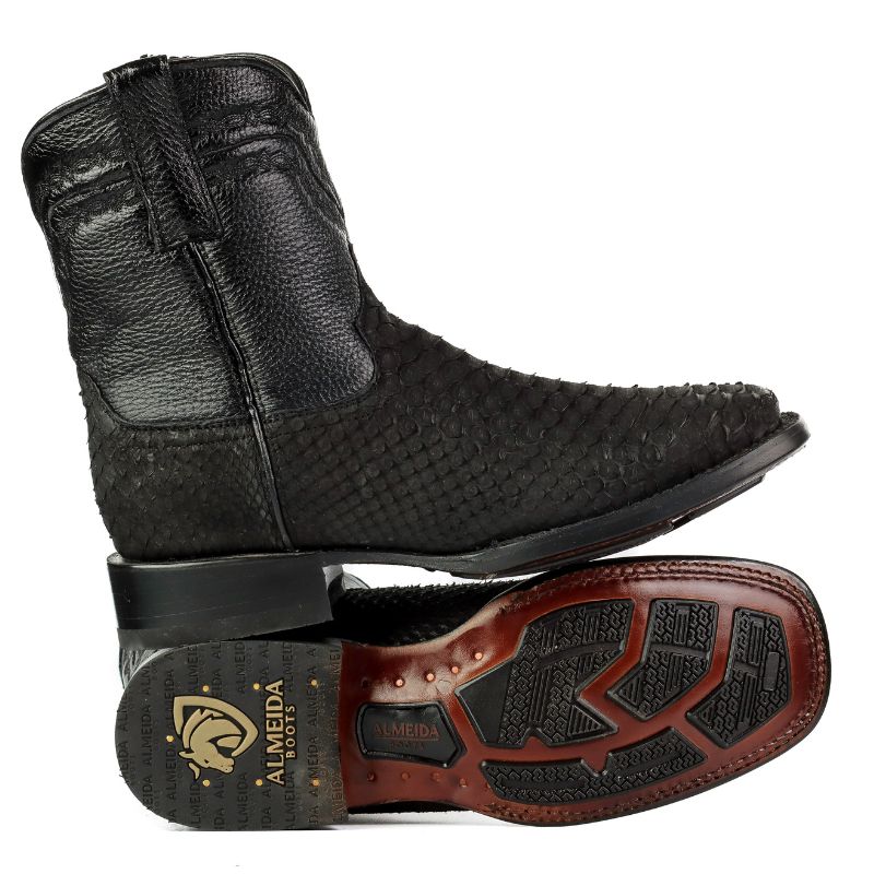 Bota Vaquera Sinaloa Negra