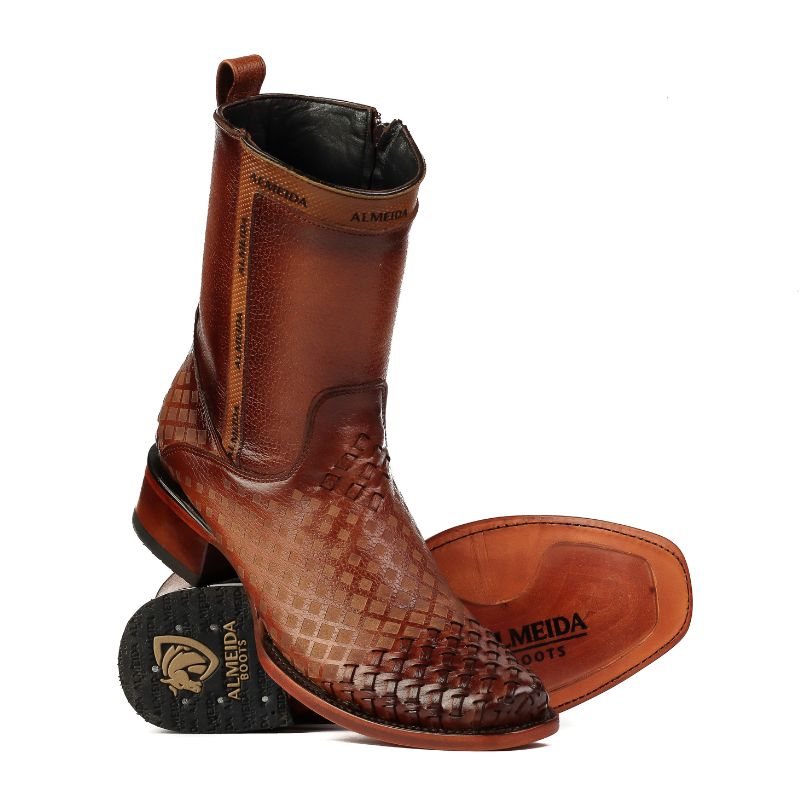 Bota Vaquera Tejida Rancho Miel
