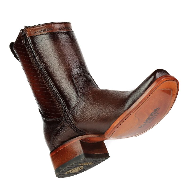 Bota Vaquera Dubai Elegance Cafe Oscuro