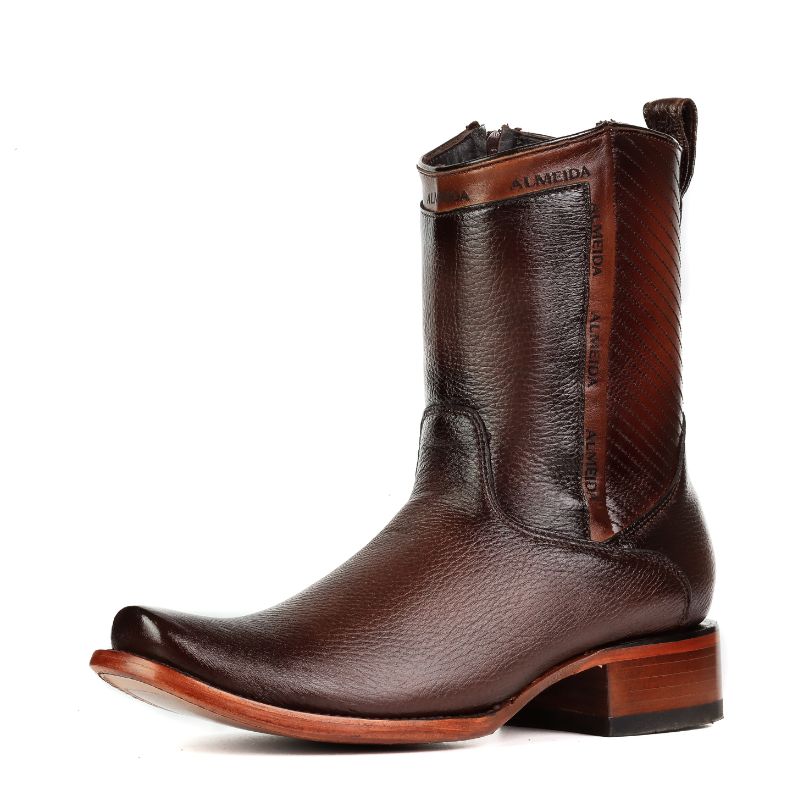 Bota Vaquera Dubai Elegance Cafe Oscuro