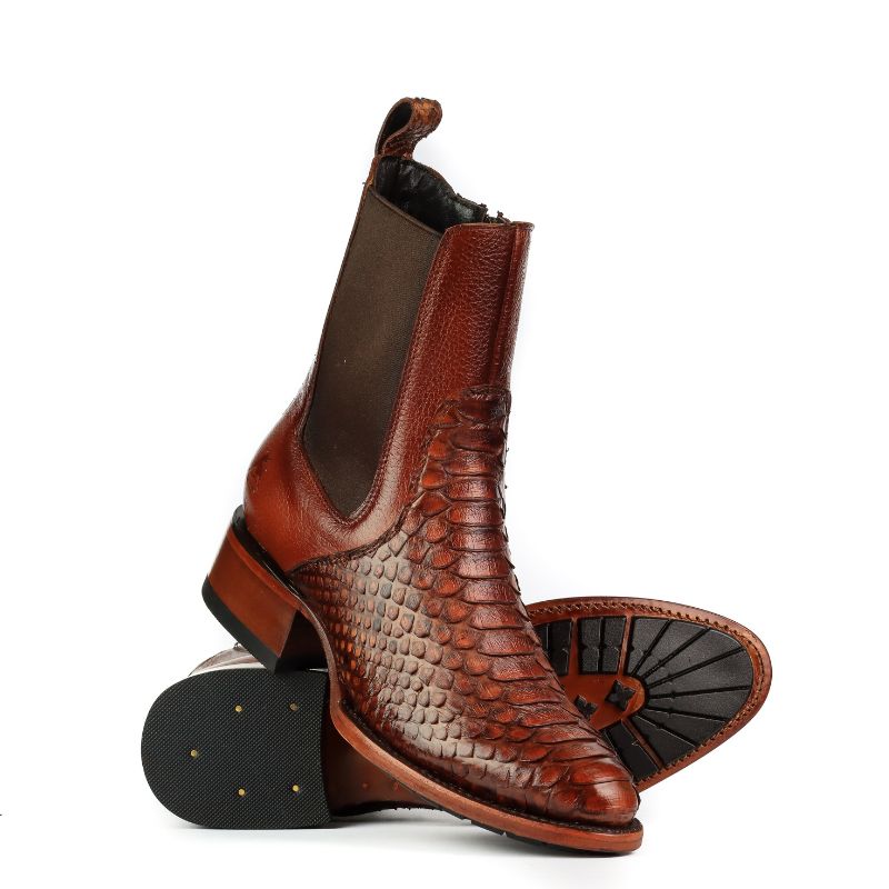 Botin Casual Piton Ruanda Fuego