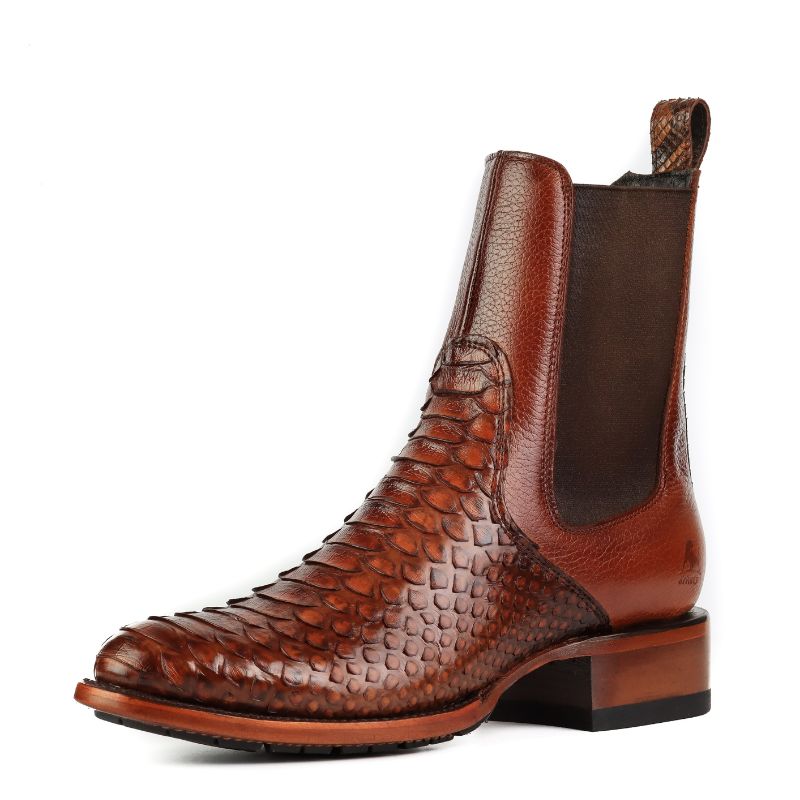 Botin Casual Piton Ruanda Fuego
