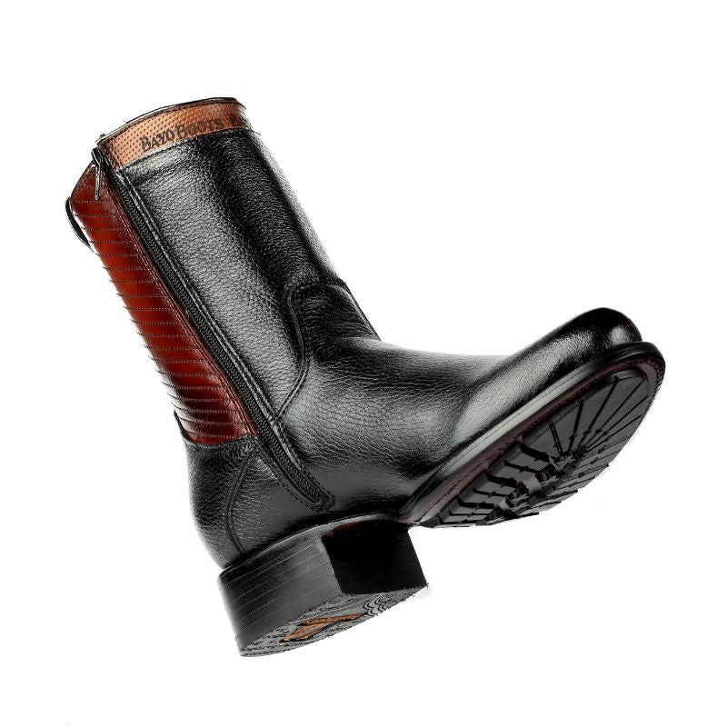 Bota Casual Elegance Round Negra