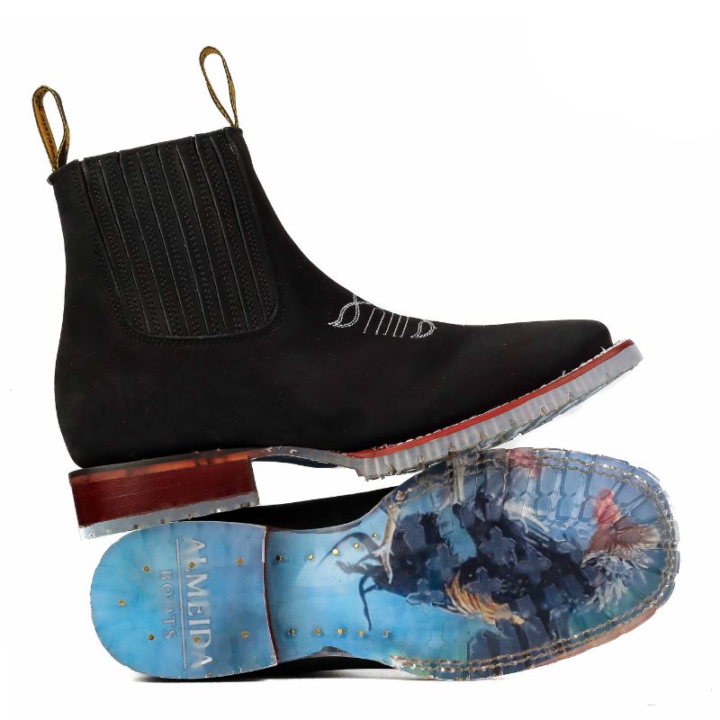 Botin Vaquero Senda Indomable Negro