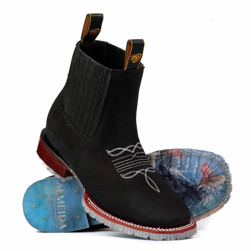 Botin Vaquero Senda Indomable Negro