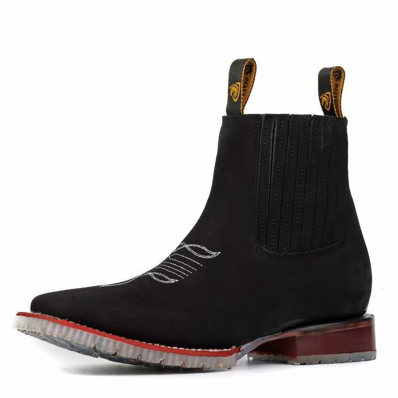 Botin Vaquero Senda Indomable Negro