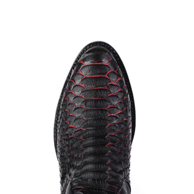 Botin Casual Pitón Eclipse Negro