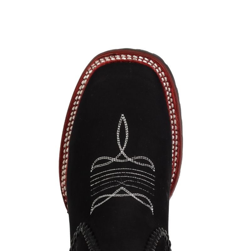 Botin Vaquero Rose Negro