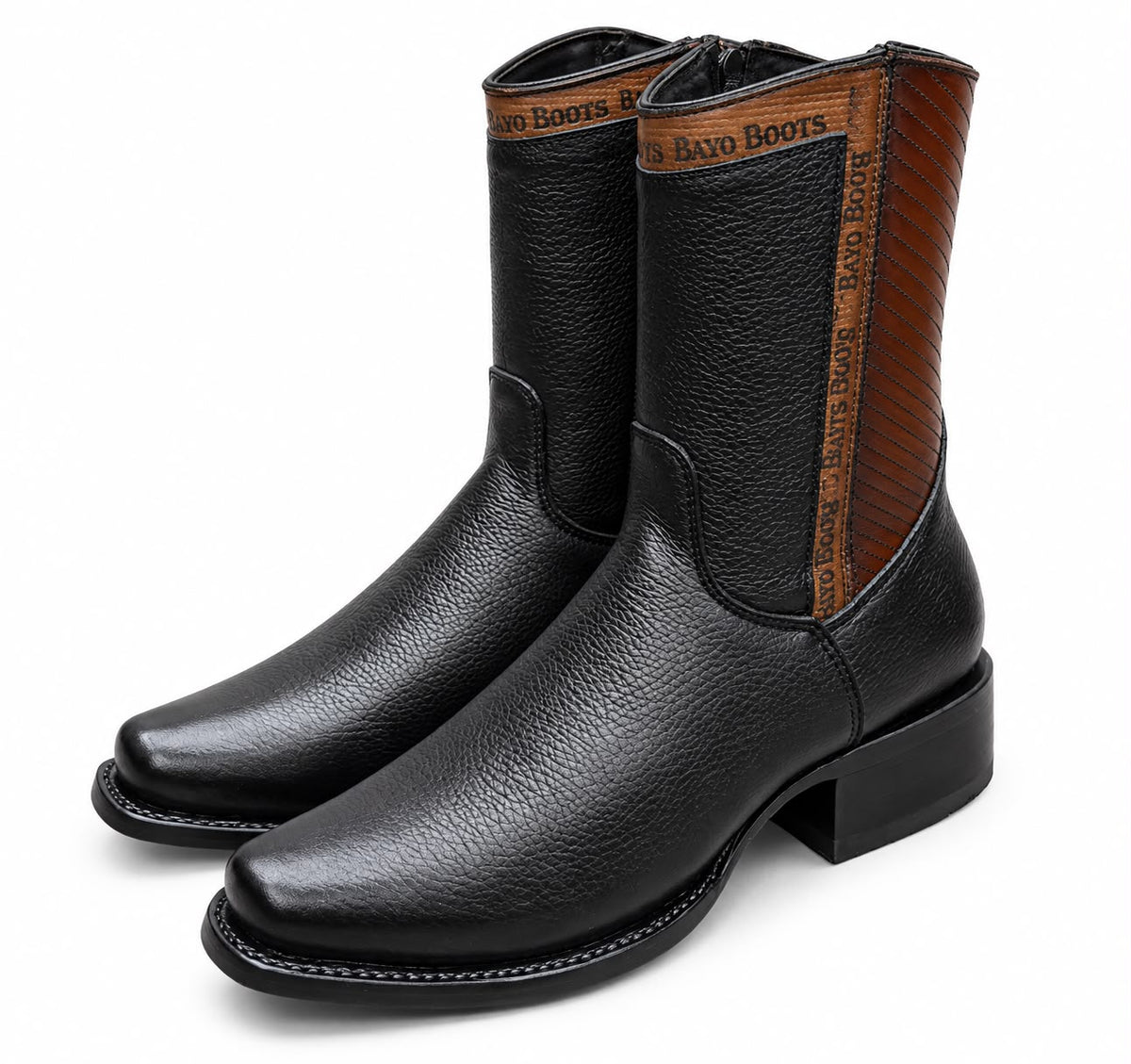 Bota Vaquera Tierra Firme Negro