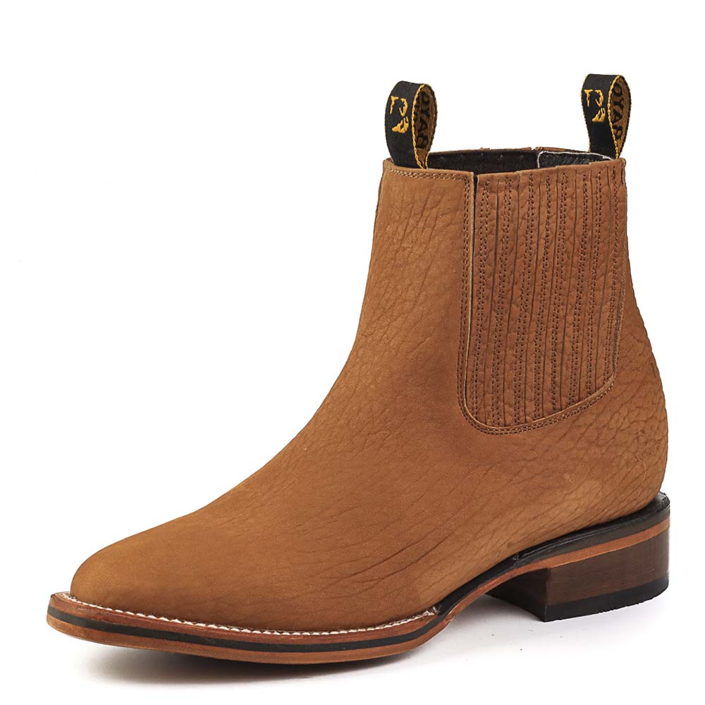 Botin Charro Jerez Miel Para Hombre Bayo Boots Guga Boots