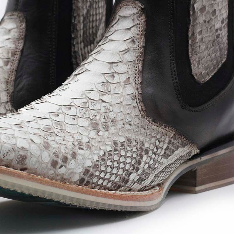 Botin Vaquero Piton Albino Natural
