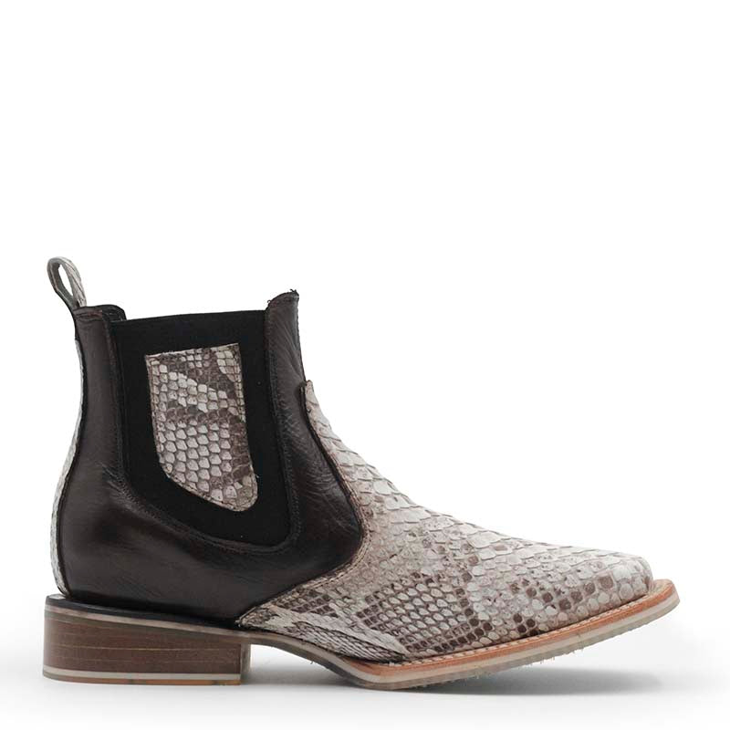 Botin Vaquero Piton Albino Natural