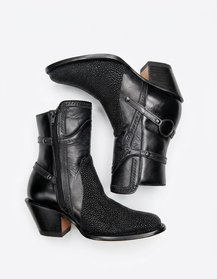 Botin Vaquero Black Diamond