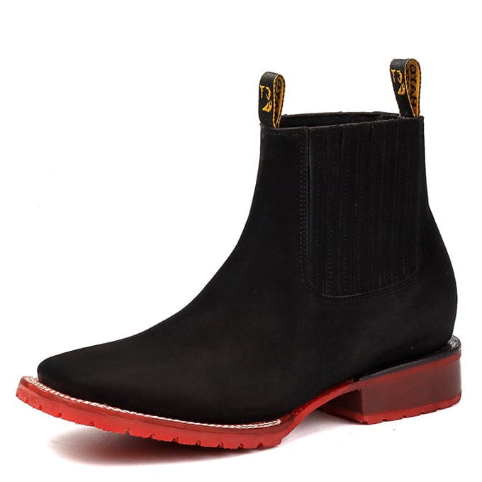 botines vaqueros luis botin negro