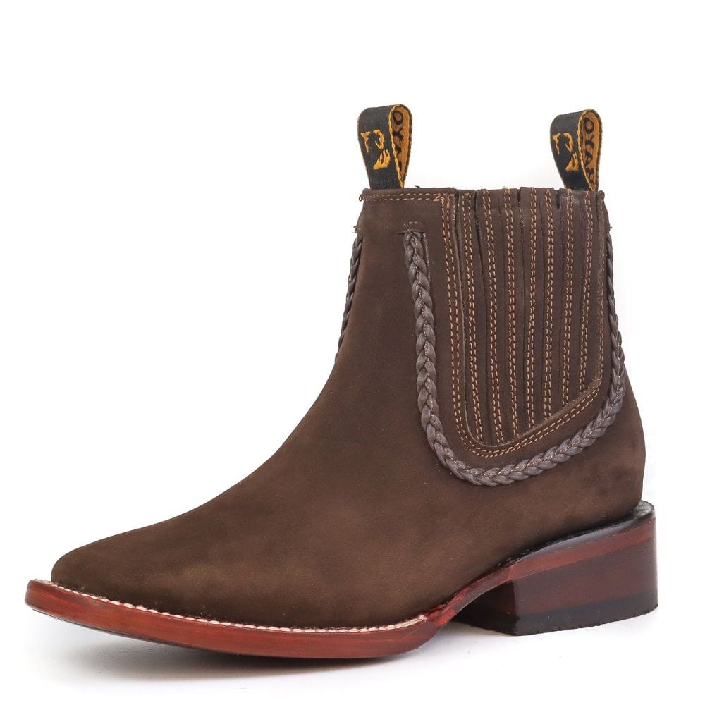 botin vaquero lady laura chocolate