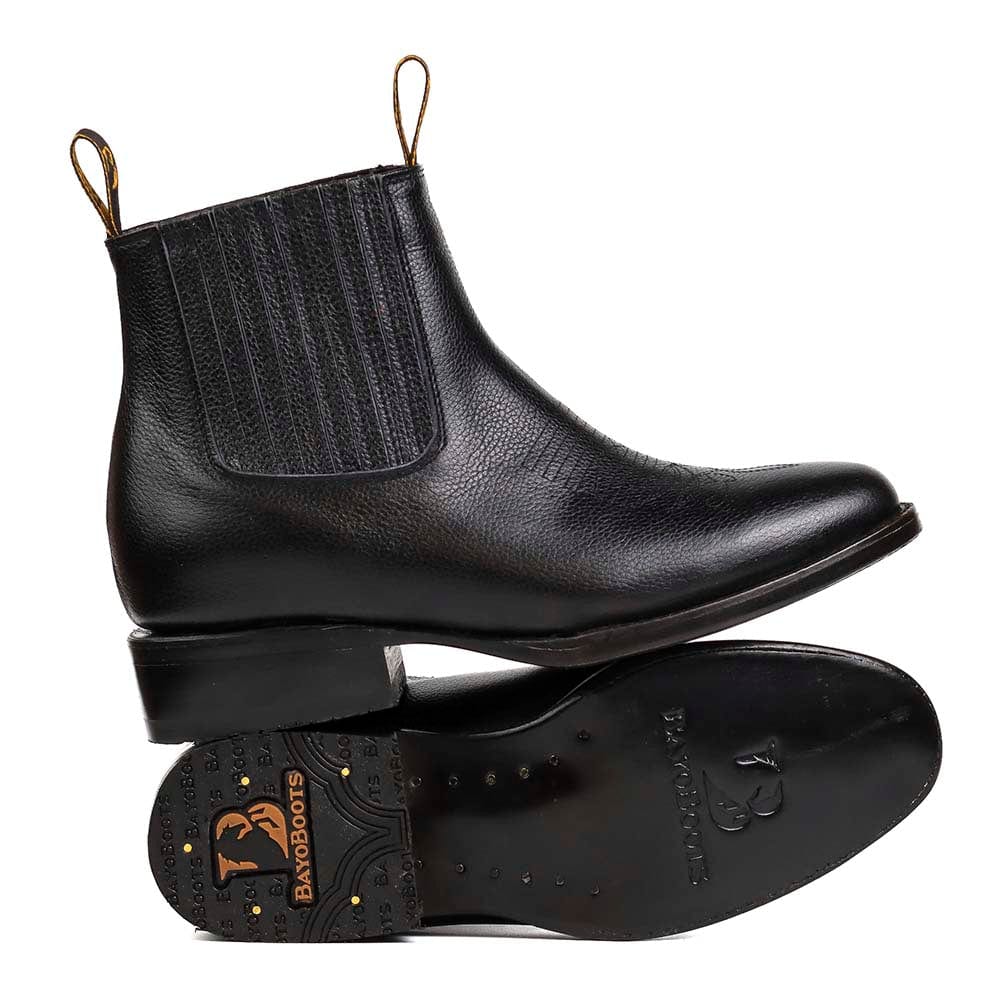 Botin Charro Obregon Negro