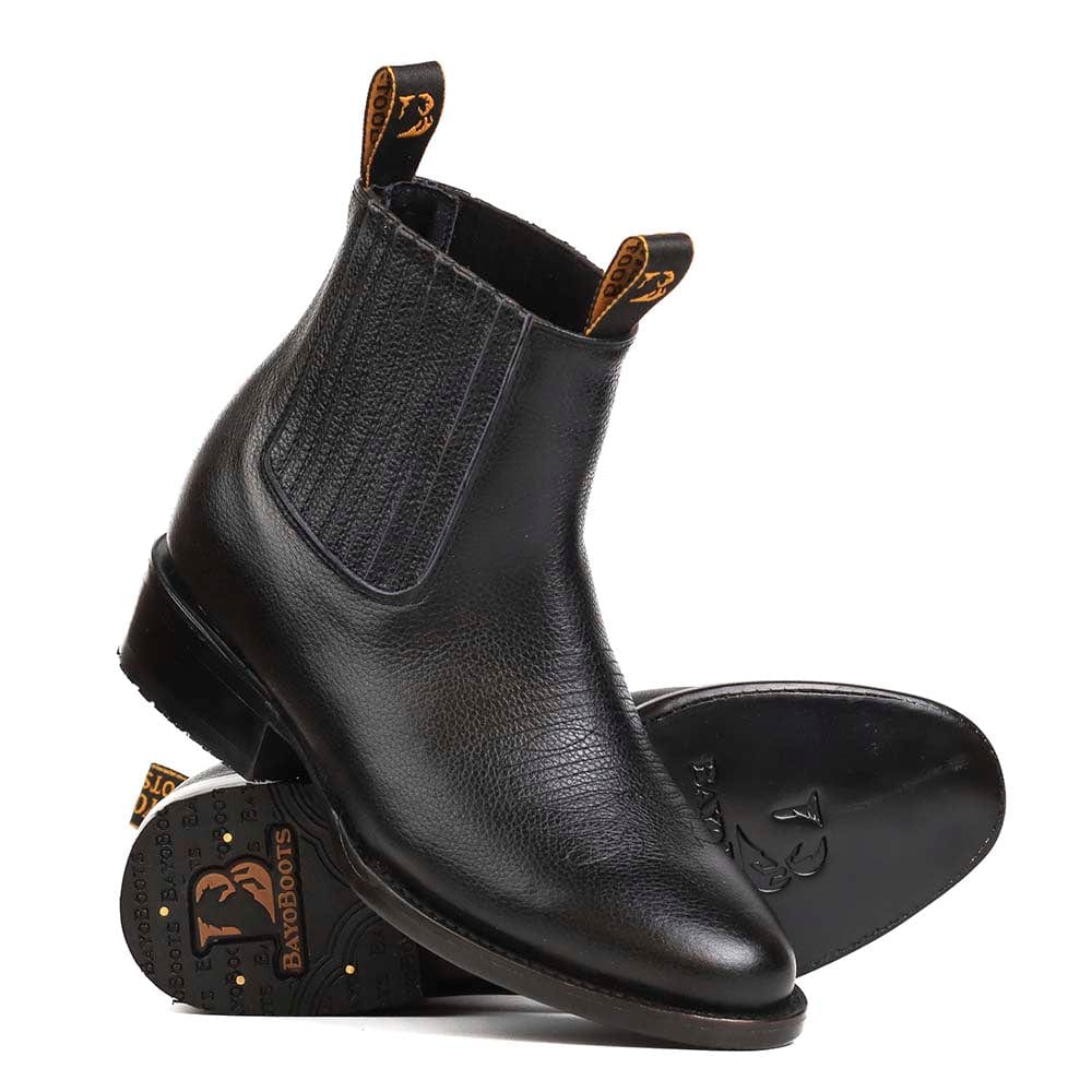 Botin Charro Obregon Negro