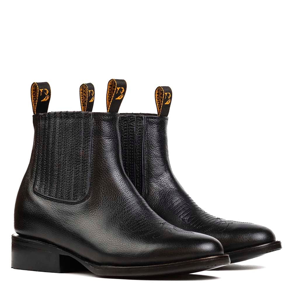 Botin Charro Obregon Negro
