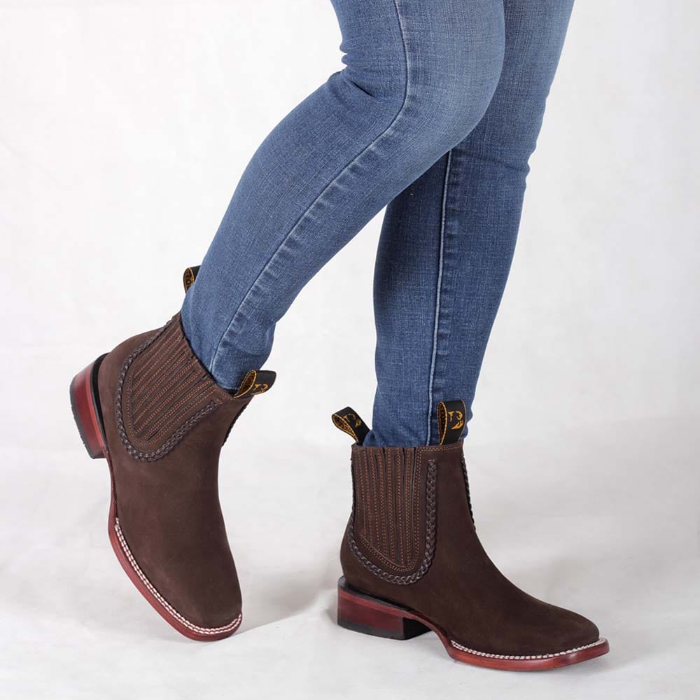 Botin Vaquero Lady Laura Chocolate
