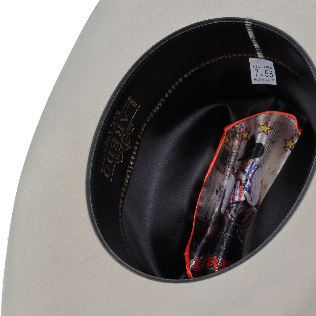 Texana Laredo Horma Lagos 100x Gris Claro