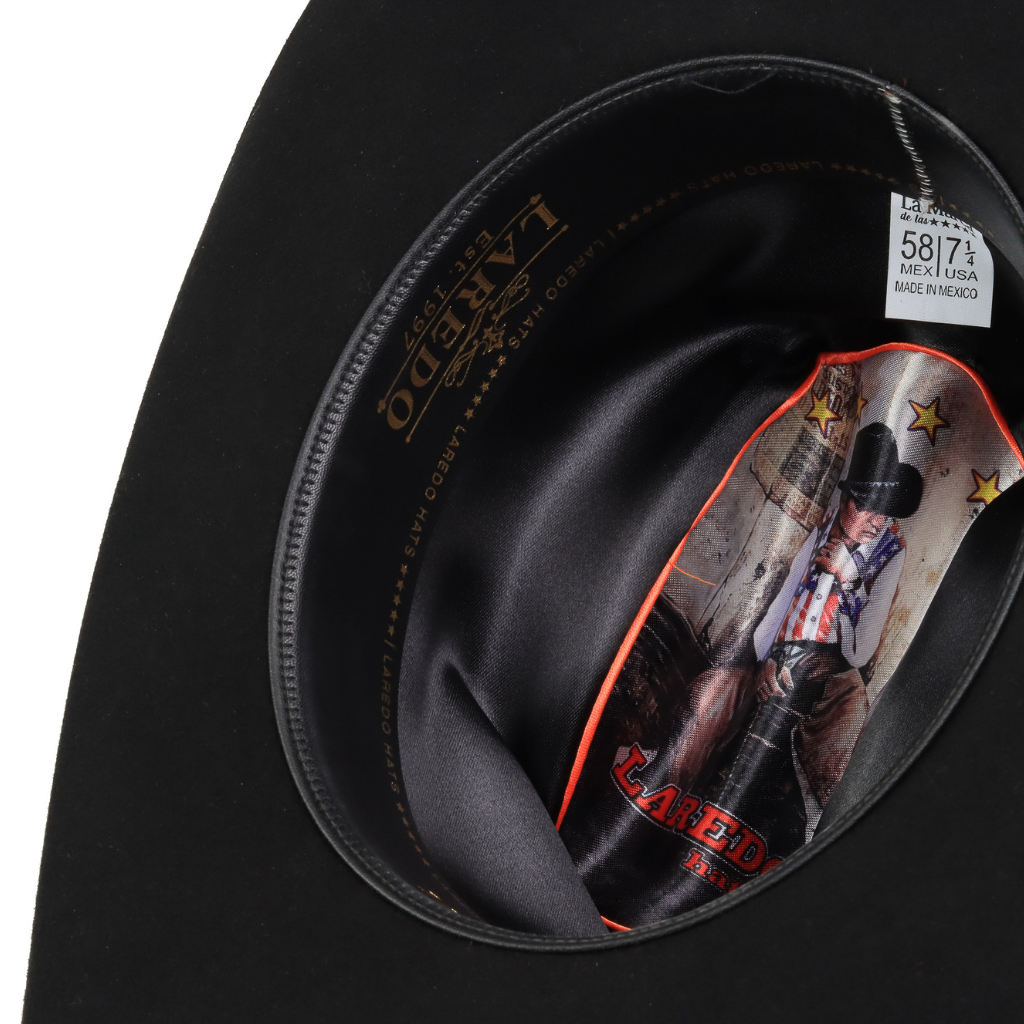 Texana Laredo Horma Lagos 100x Negro