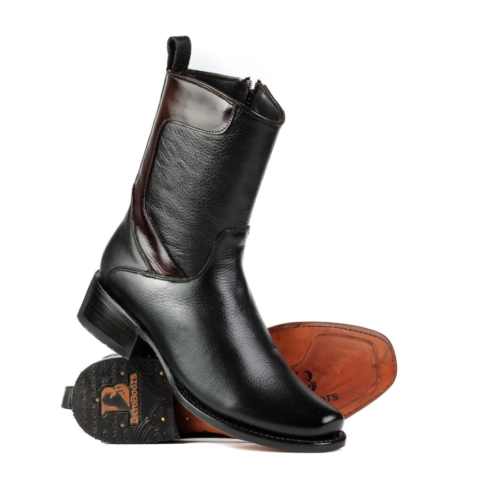 Bota Vaquera Paso Bravo Negra