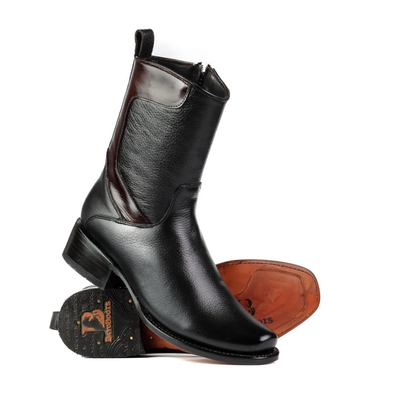 Bota Vaquera Paso Bravo Negra