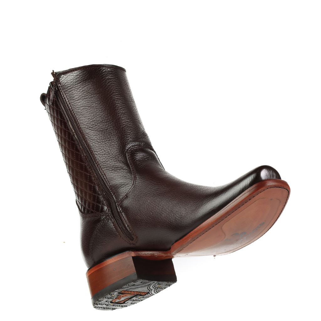 Bota Vaquera Paso Bravo Café