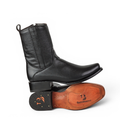 Botín Casual Raw Black