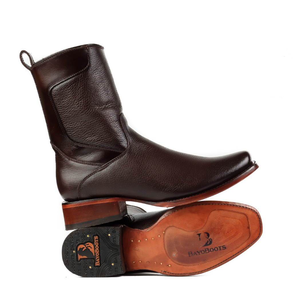 Bota Vaquera Paso Bravo Café