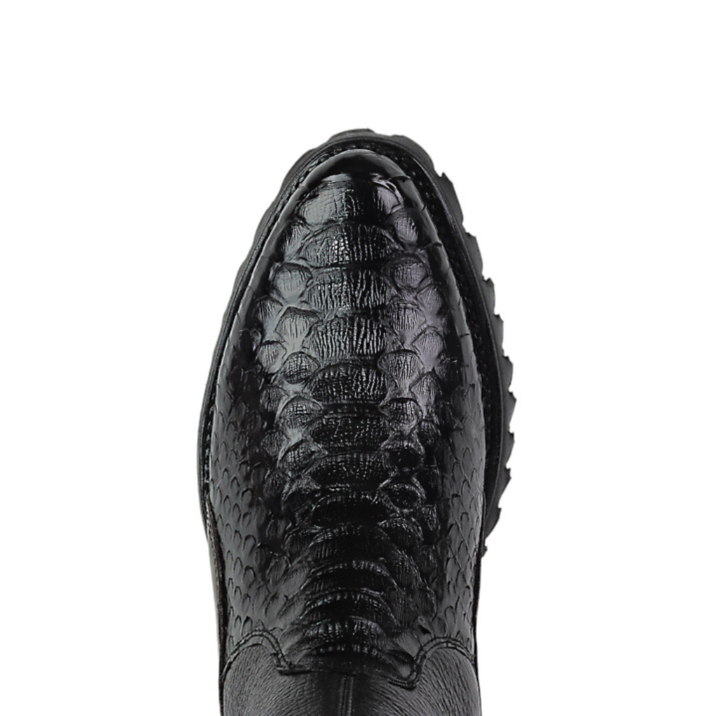Botín Casual Ranger Pitón Negro