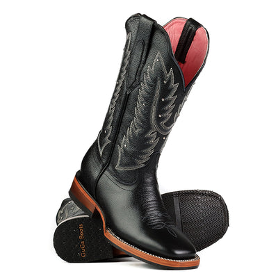 Bota Vaquera Montana Negra