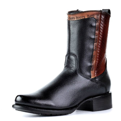 Bota Casual Elegance Round Negra