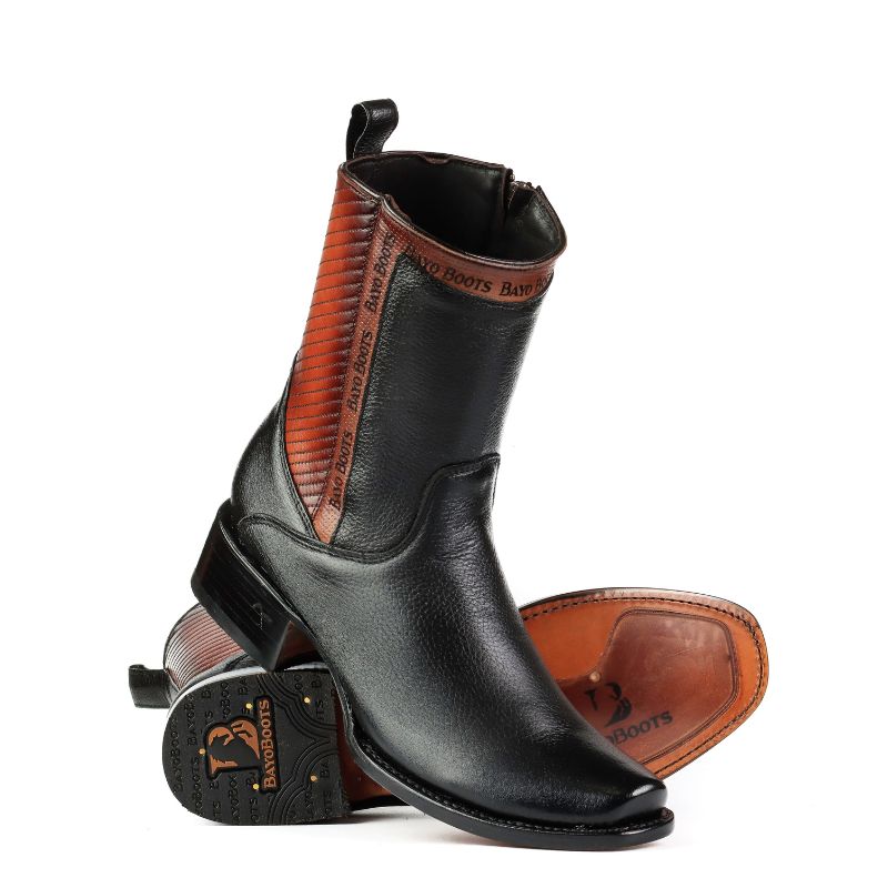 Bota Vaquera Dubai Elegance Negra