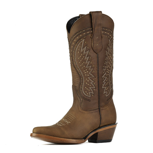 Bota Vaquera Dusty Loreto Cafe