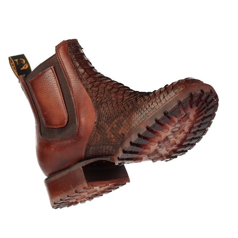 Botin Charro Frontier Canela