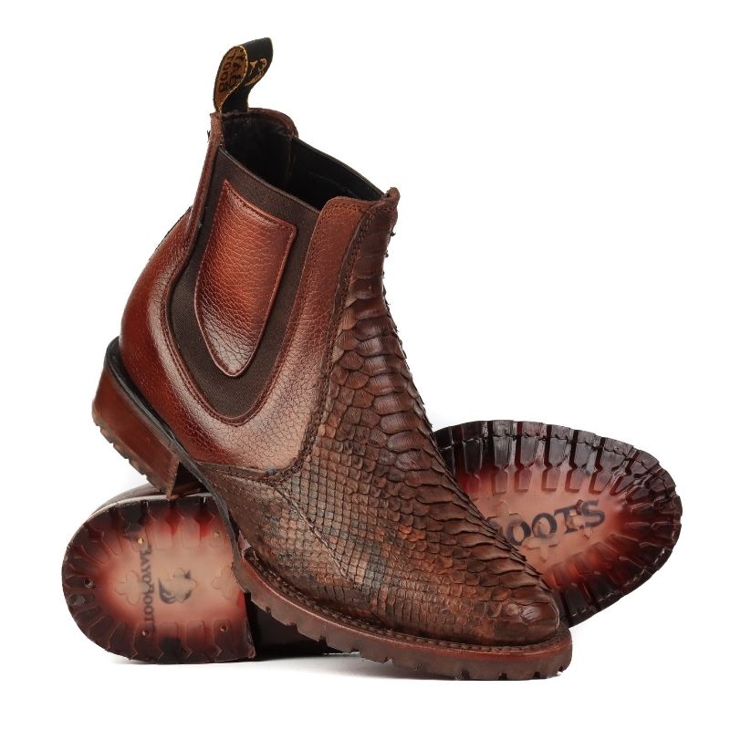 Botin Charro Frontier Canela