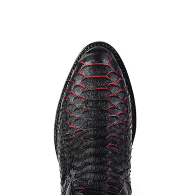 Botin Casual Pitón Eclipse Negro