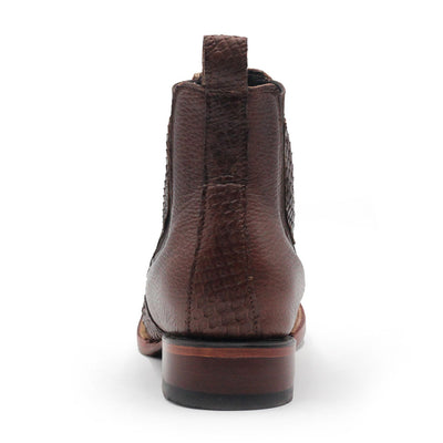 Botin Vaquero Piton Chocolate