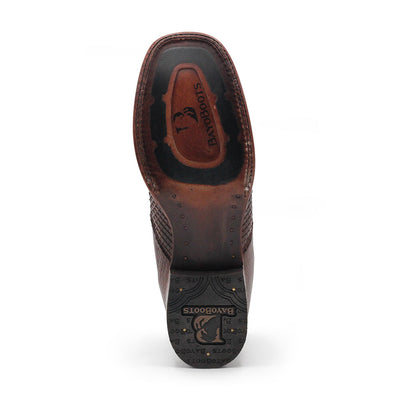 Botin Vaquero Piton Chocolate