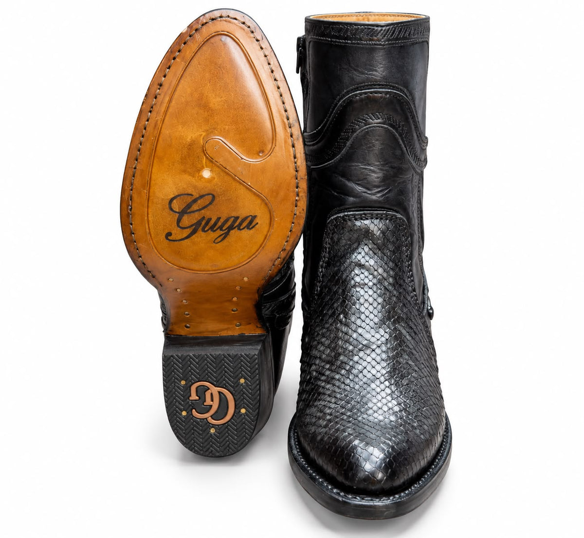 Botin Vaquero Sienna  Negro