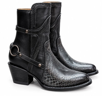 Botin Vaquero Sienna  Negro