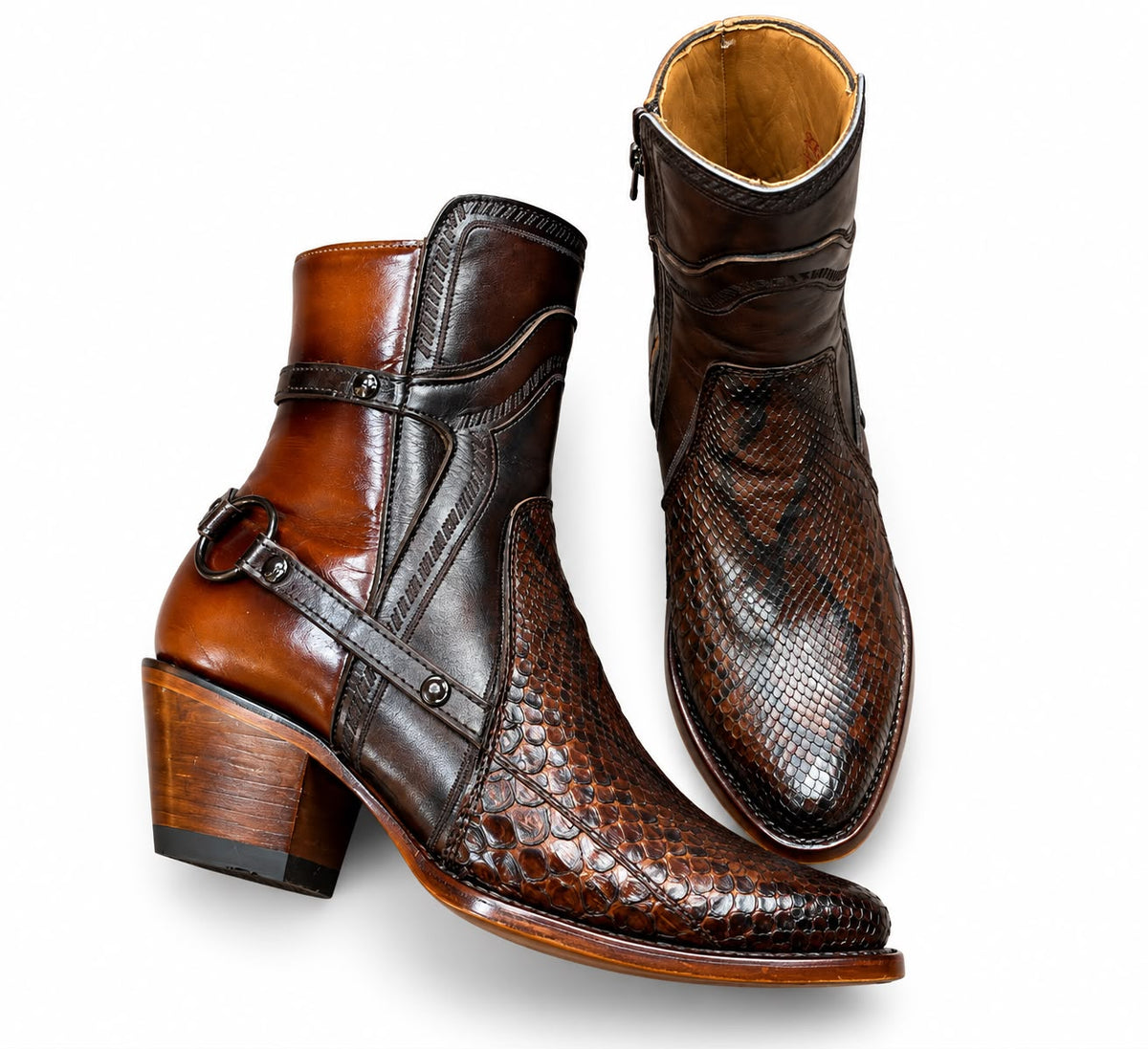 Botin Vaquero Sienna  Cafe