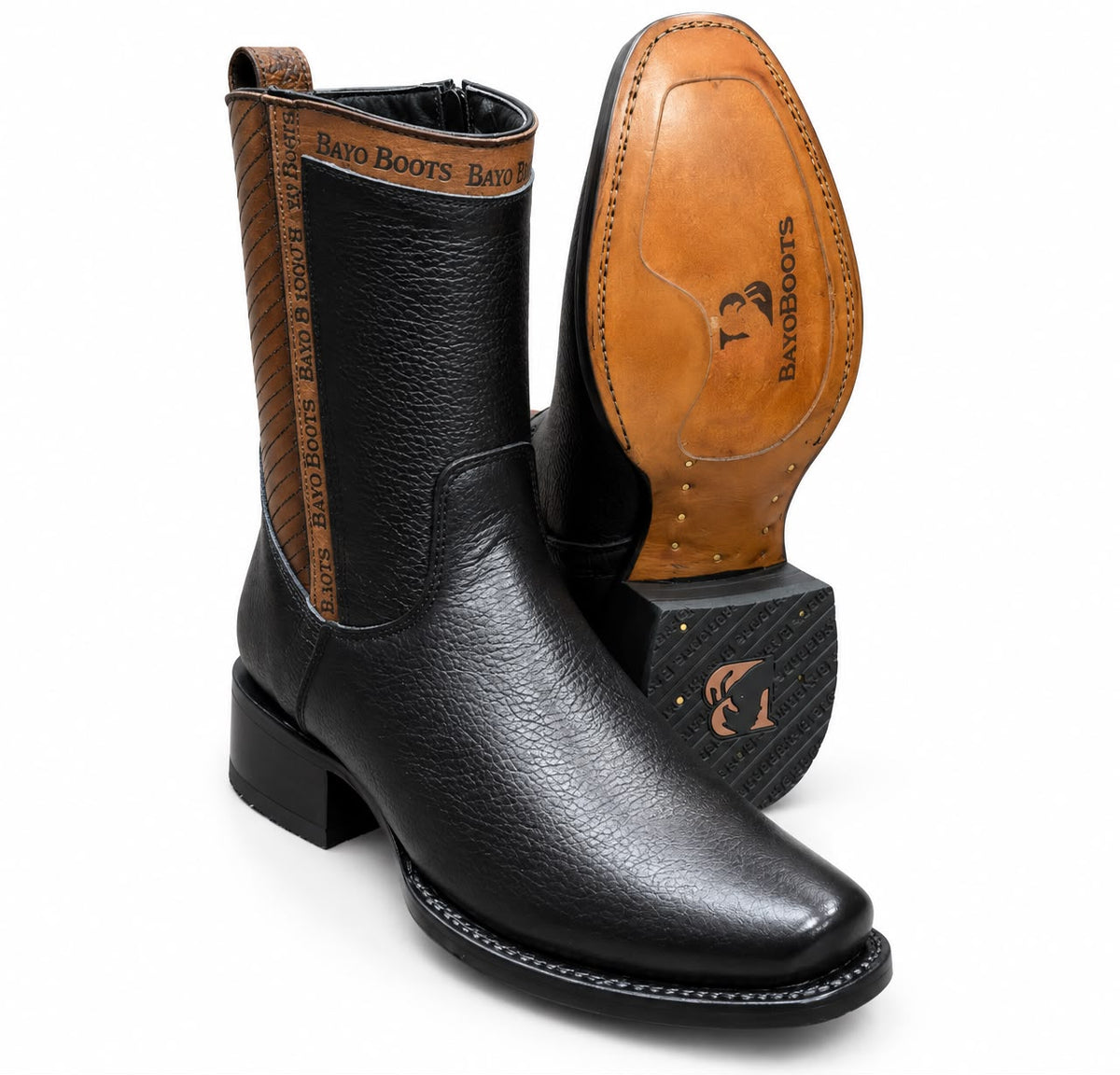 Bota Vaquera Tierra Firme Negro