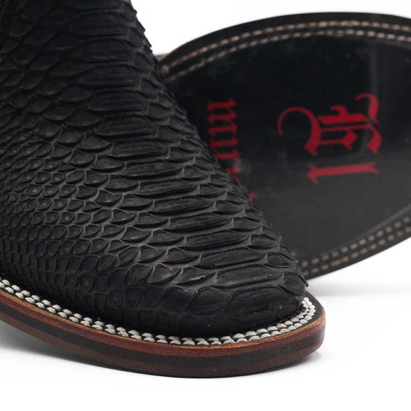 Botin Vaquero Scarface Negro