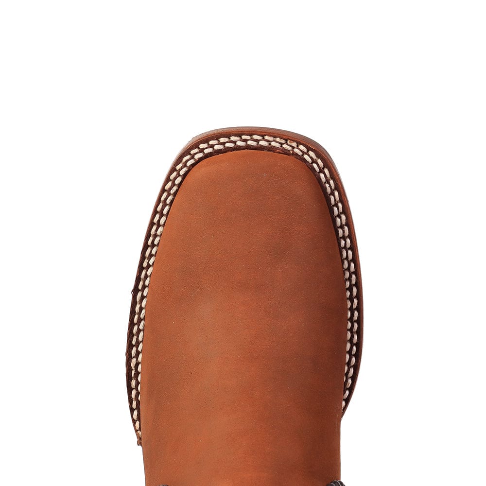 Botin Vaquero Crazy Horse Caoba