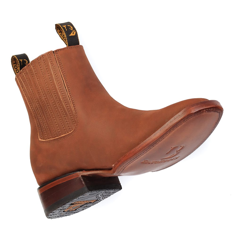 Botin Vaquero Crazy Horse Caoba